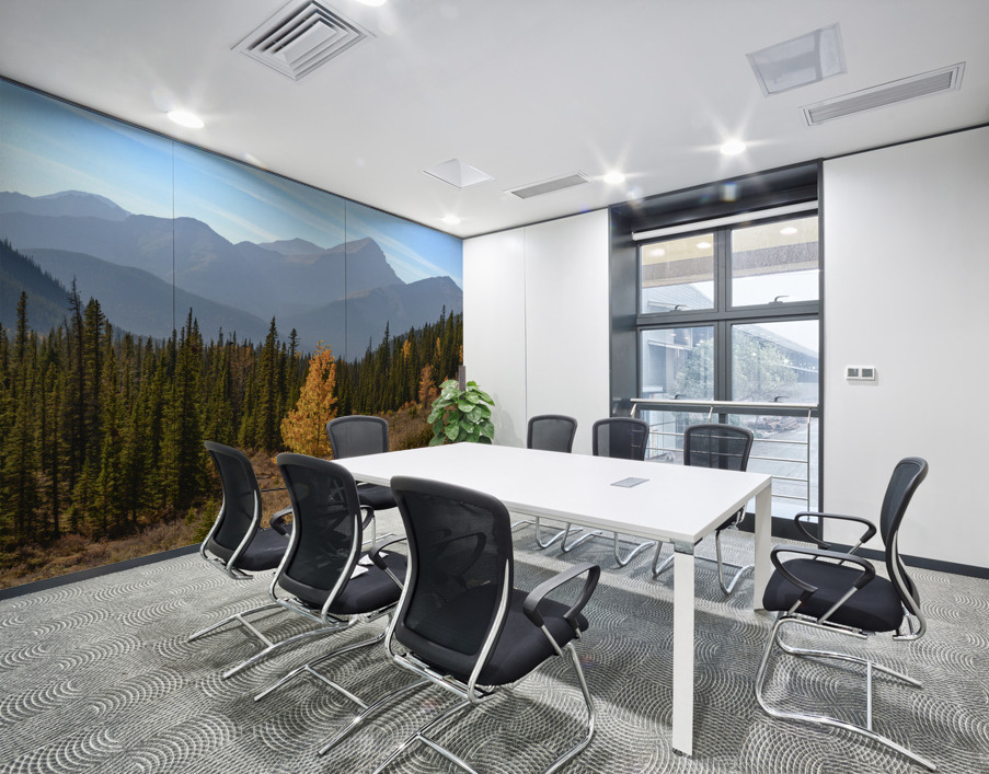 Bluerock Wildland golden tree Wall Printing