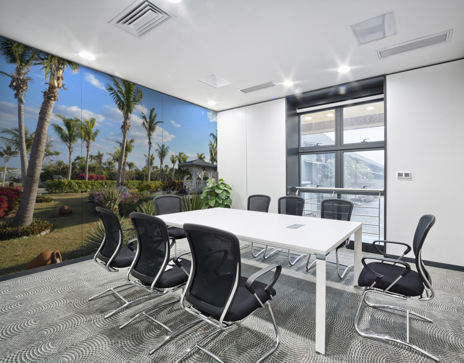 Cuban resort tropical garden Wall Printing