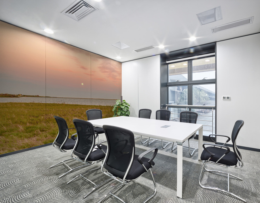 Isle De Madeleine moonrise at sunset Wall Printing