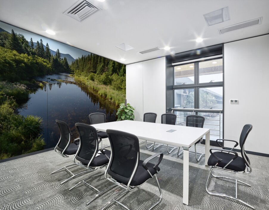 Mount Katahdin campsite Nesowadnehunk river 2 Wall Printing