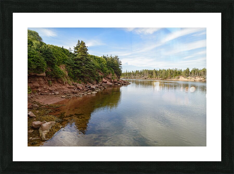 Basin Head PEI river Picture Frame print