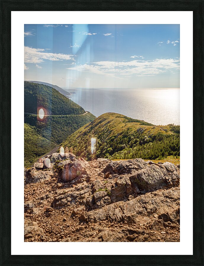 Skyline trail lookout Picture Frame print