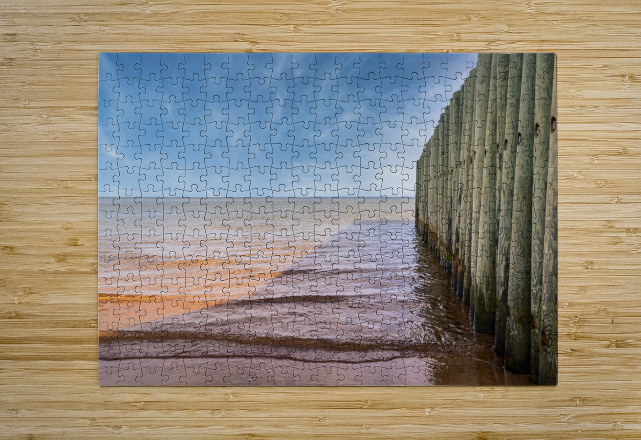 Basin headbeach dock ocean view Justin Richard Batten Puzzle printing