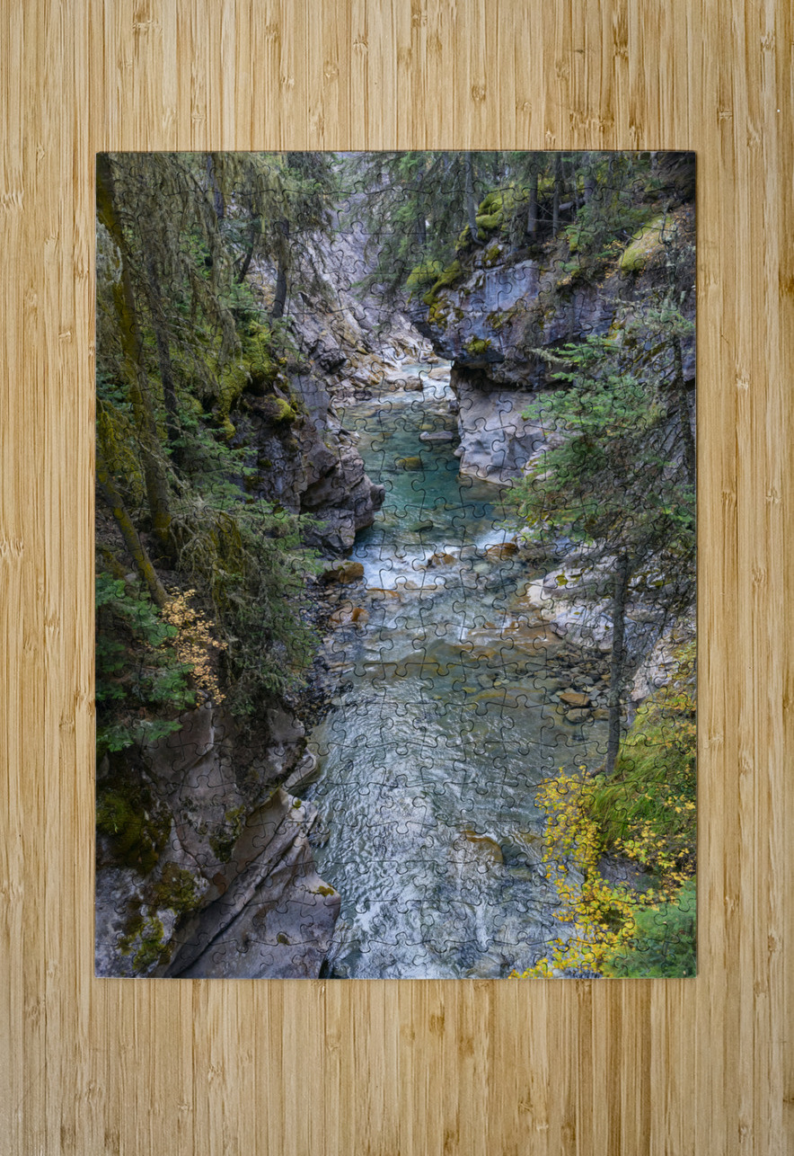 Johnston Canyon river Justin Richard Batten Puzzle printing