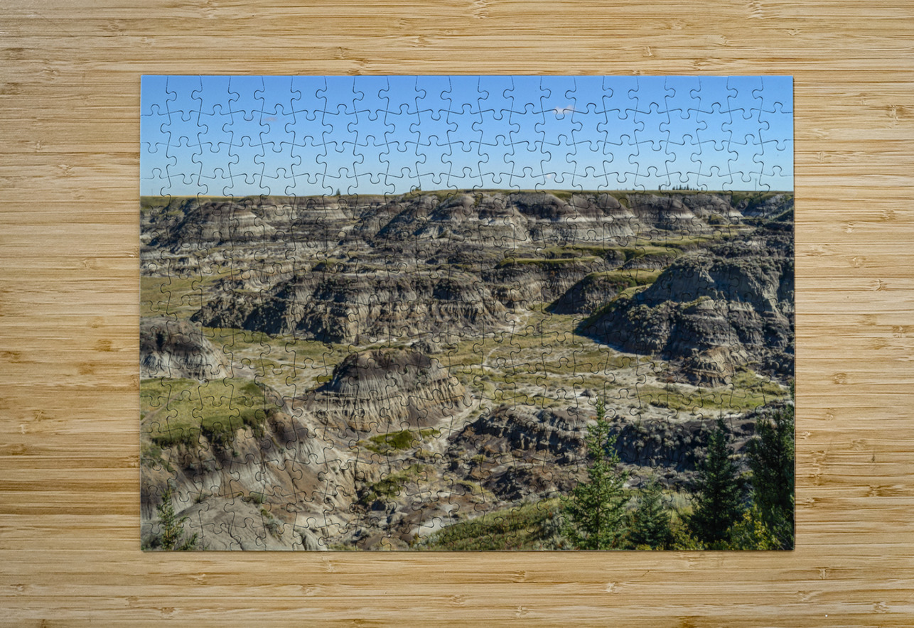 Horseshoe Canyon in Alberta Justin Richard Batten Puzzle printing