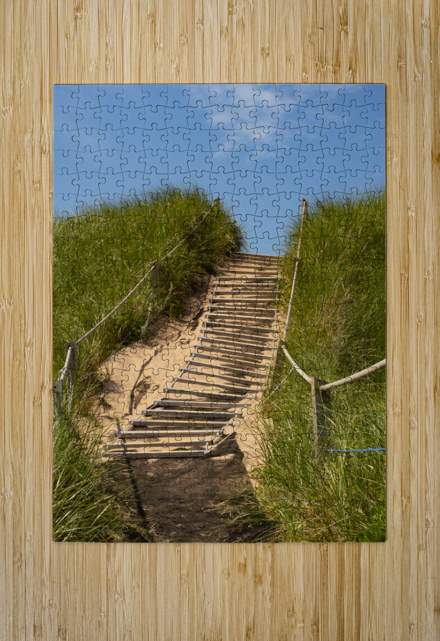 Pathway over the dunes to the beach. Justin Richard Batten Puzzle printing