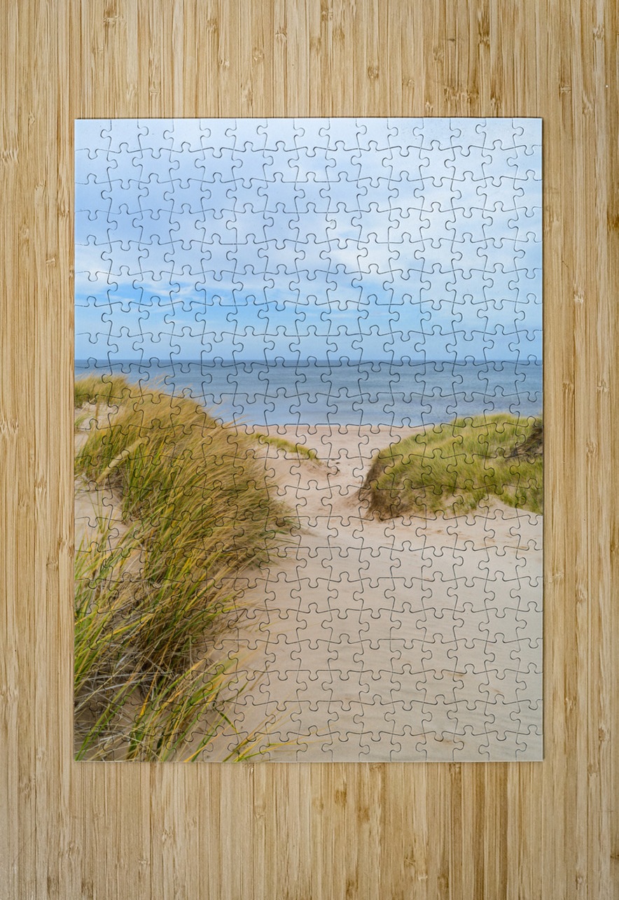 PEI sand dune beach view Justin Richard Batten Puzzle printing