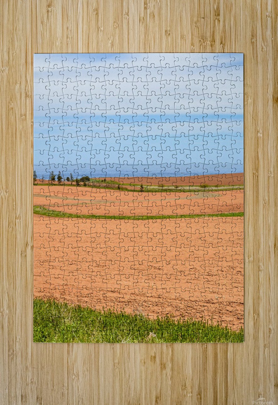 PEI red sand farm fields Justin Richard Batten Puzzle printing