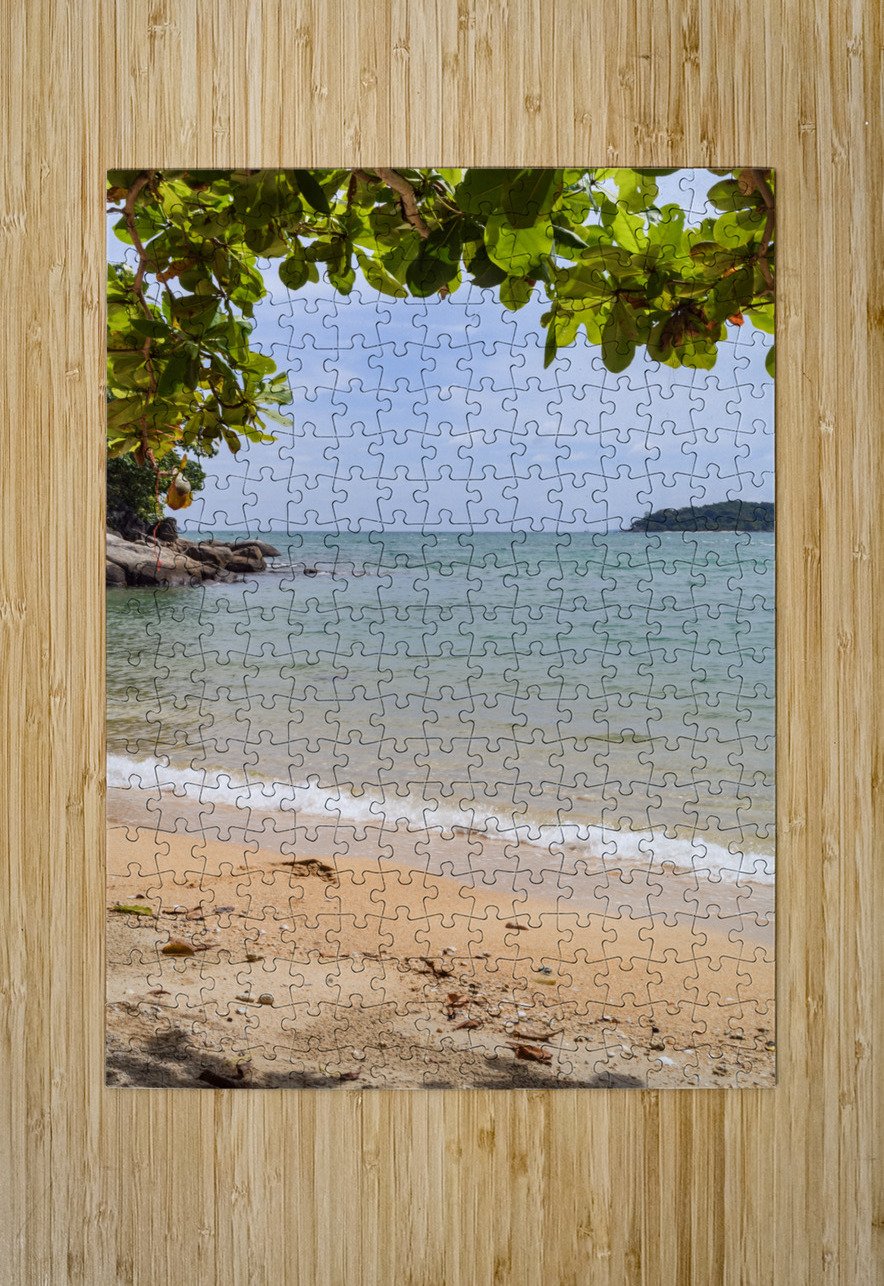 Rawai beach with island view Justin Richard Batten Puzzle printing