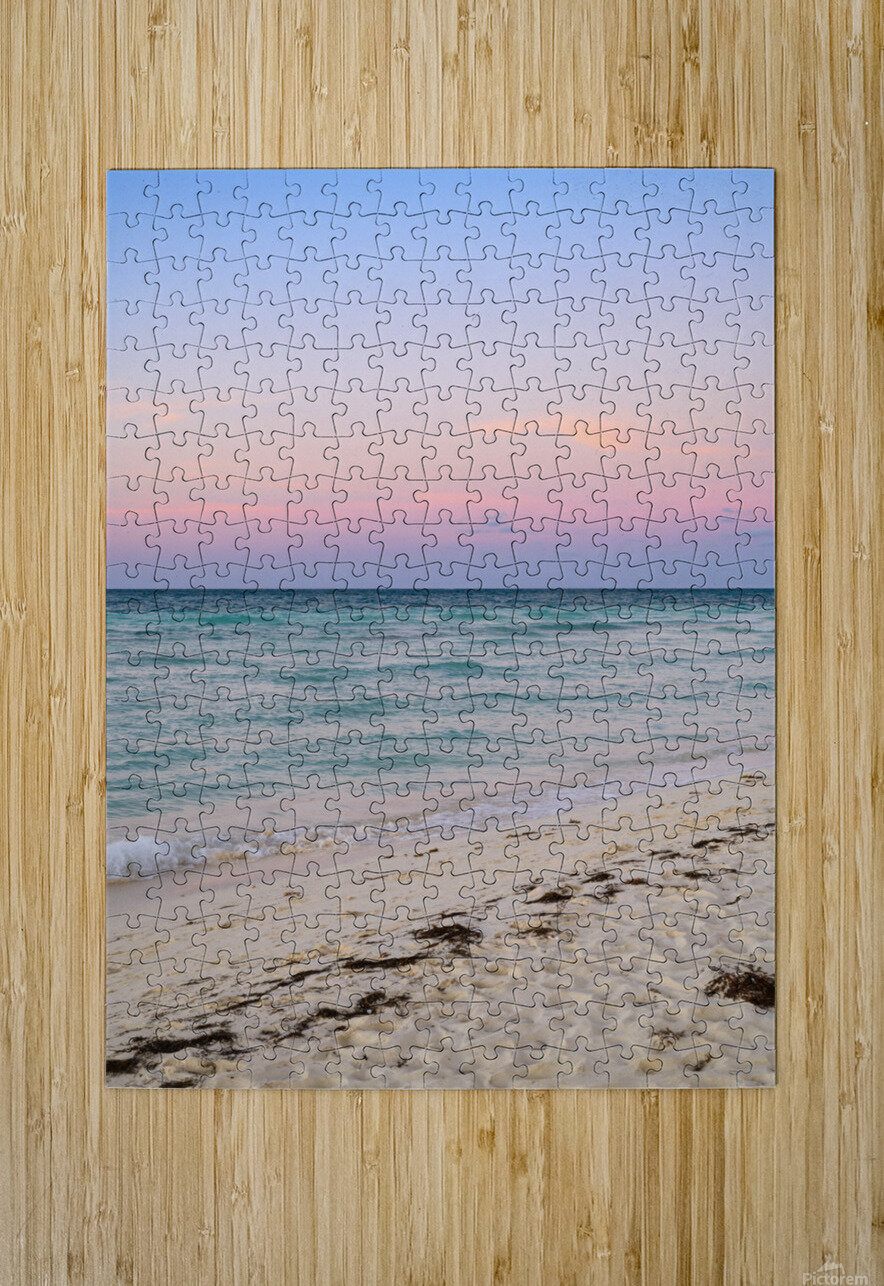 sunset coloured cuban beach sky 2 Justin Richard Batten Puzzle printing
