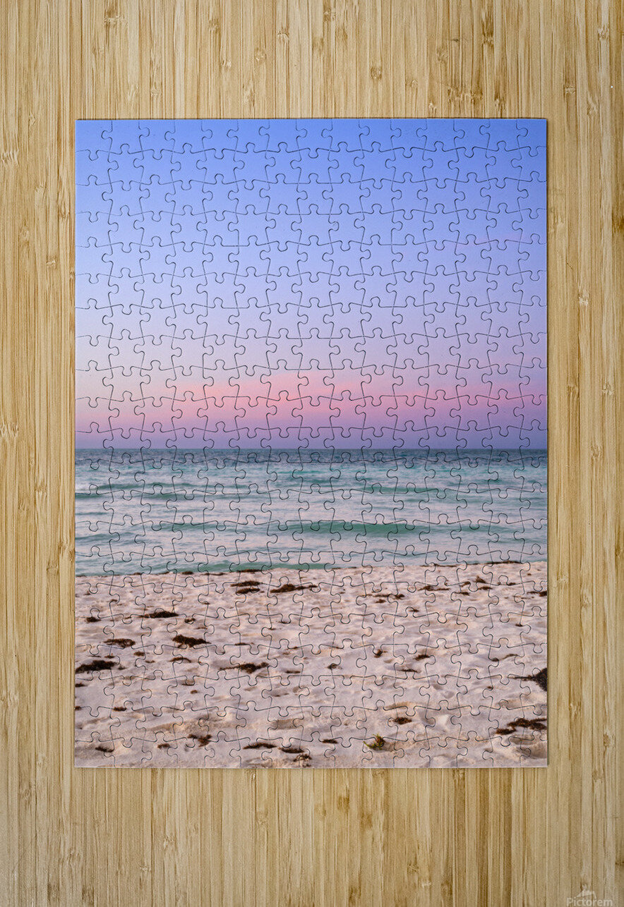 sunset coloured cuban beach sky 3 Justin Richard Batten Puzzle printing