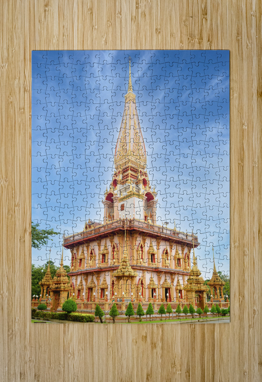 Wat Chalong temple Justin Richard Batten Puzzle printing