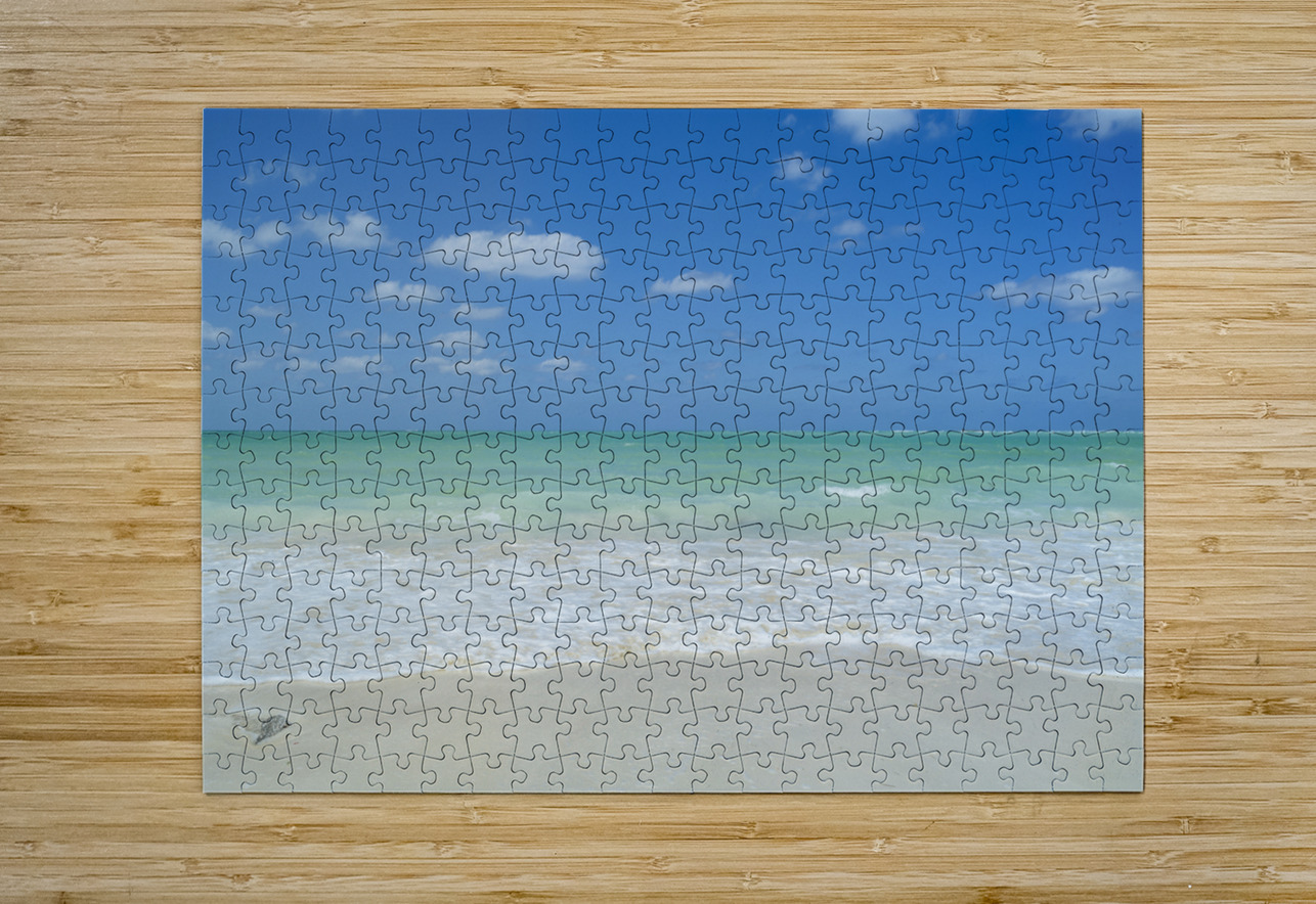 Awesome Cuban aqua beach water 4 Justin Richard Batten Puzzle printing