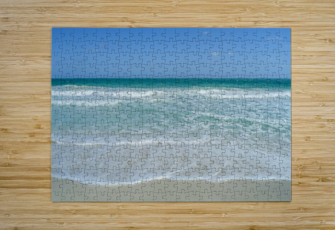 Awesome Cuban aqua beach water 3 Justin Richard Batten Puzzle printing