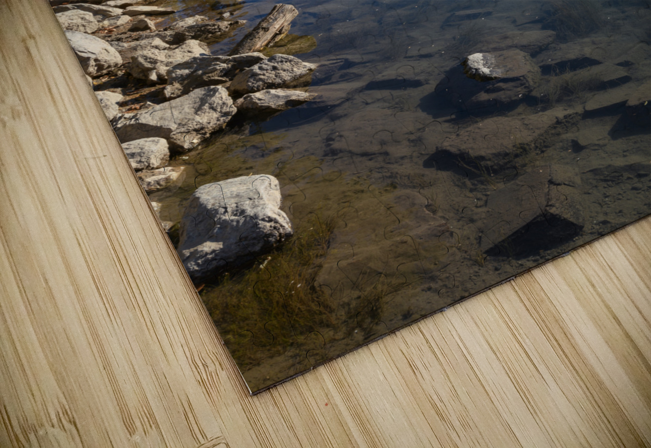 Bow River Banff with mountains 2-2 Justin Richard Batten Puzzle