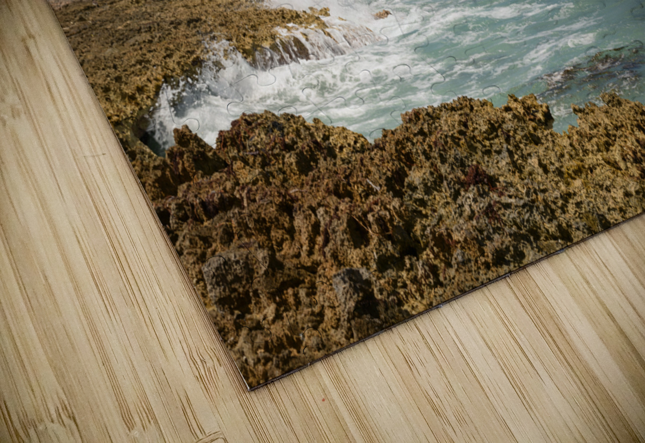 Cuban coral shore ocean view Justin Richard Batten Puzzle