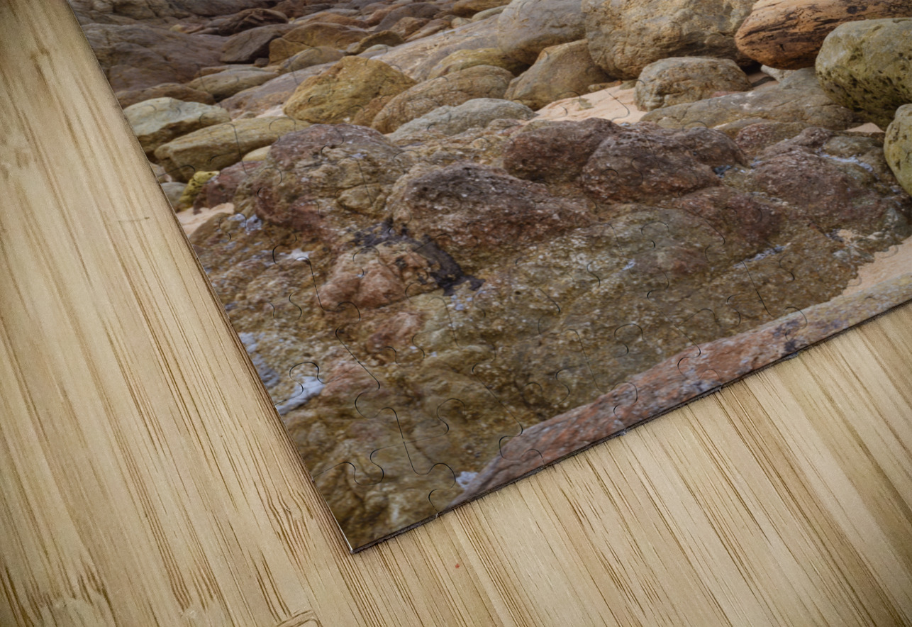 Ya-nui rock beach shore 2 Justin Richard Batten Puzzle