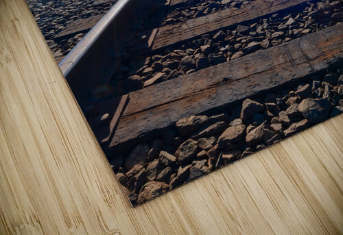 Banff Train Tracks with sun Justin Richard Batten puzzle