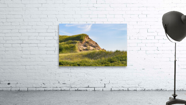 Greenwich grass dune on sky background Wall Preview