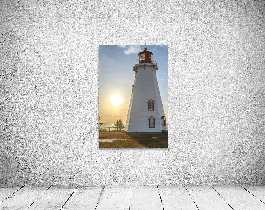 Panmure island Lighthouse Sunrise Wall Preview