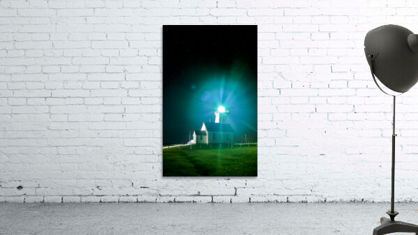 Wood Islands Lighthouse at night Wall Preview