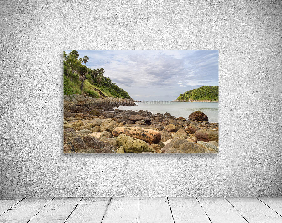 Ya-Nui beach with island view Wall Preview