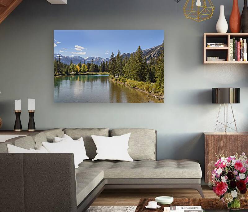 Bow River banff alberta Reproduction