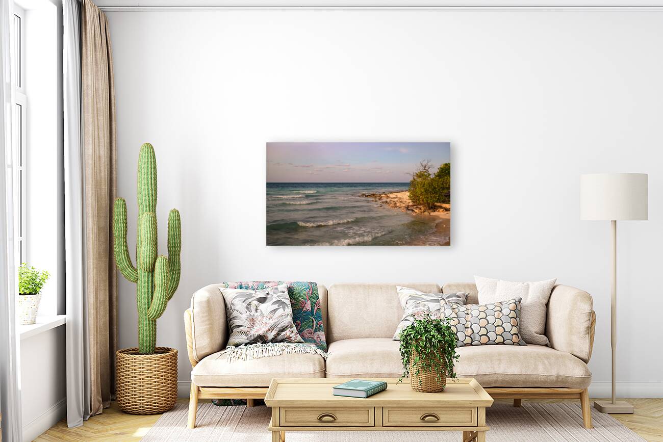 Cayo Coco beach sunset hour Reproduction