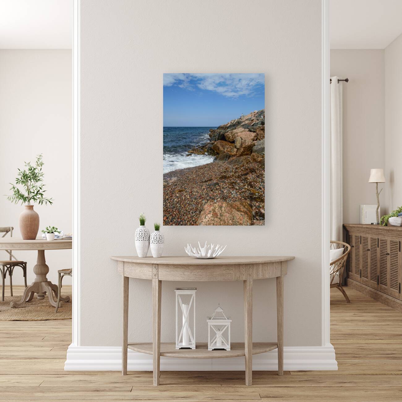 Pleasant Bay rock shore Reproduction