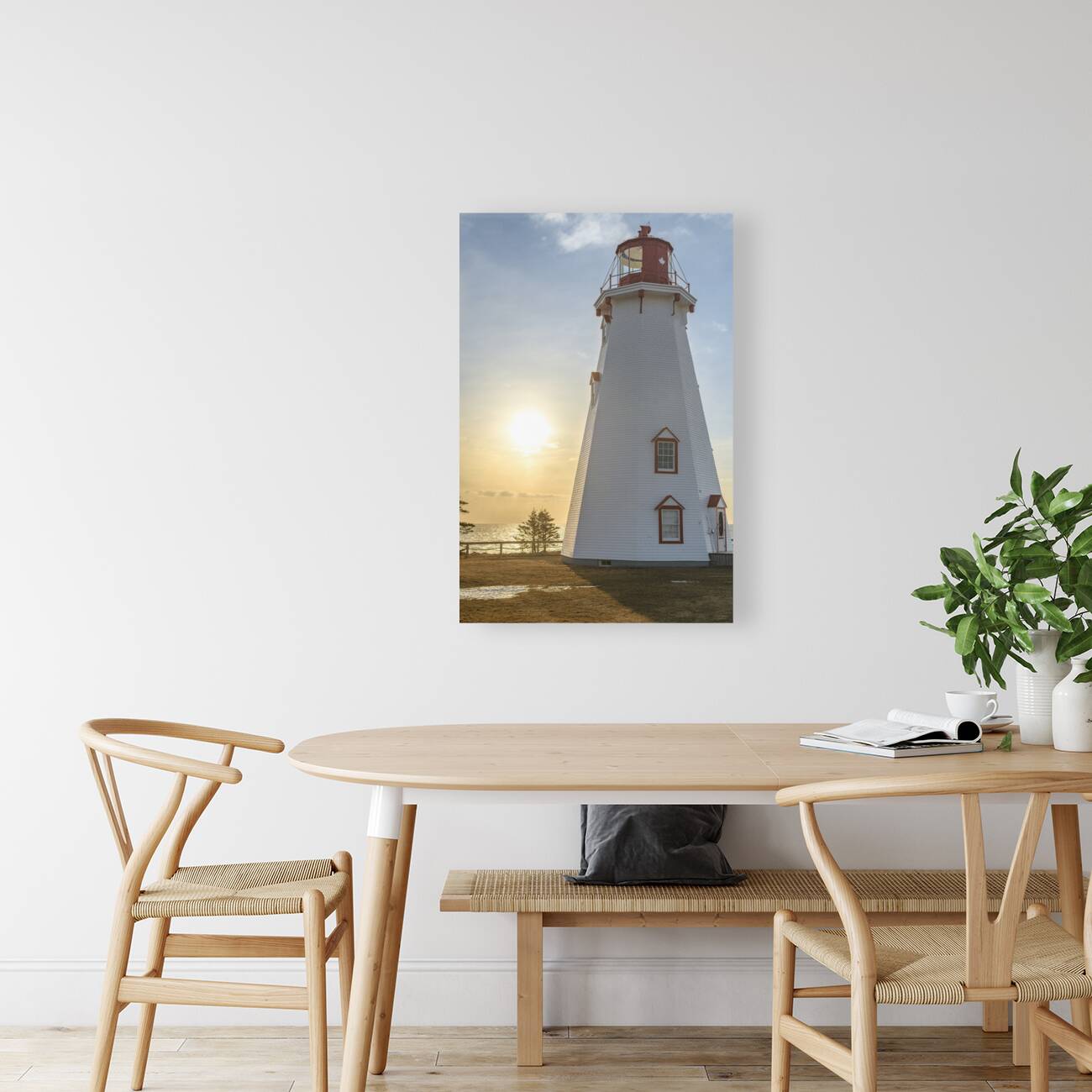 Panmure island Lighthouse Sunrise Reproduction