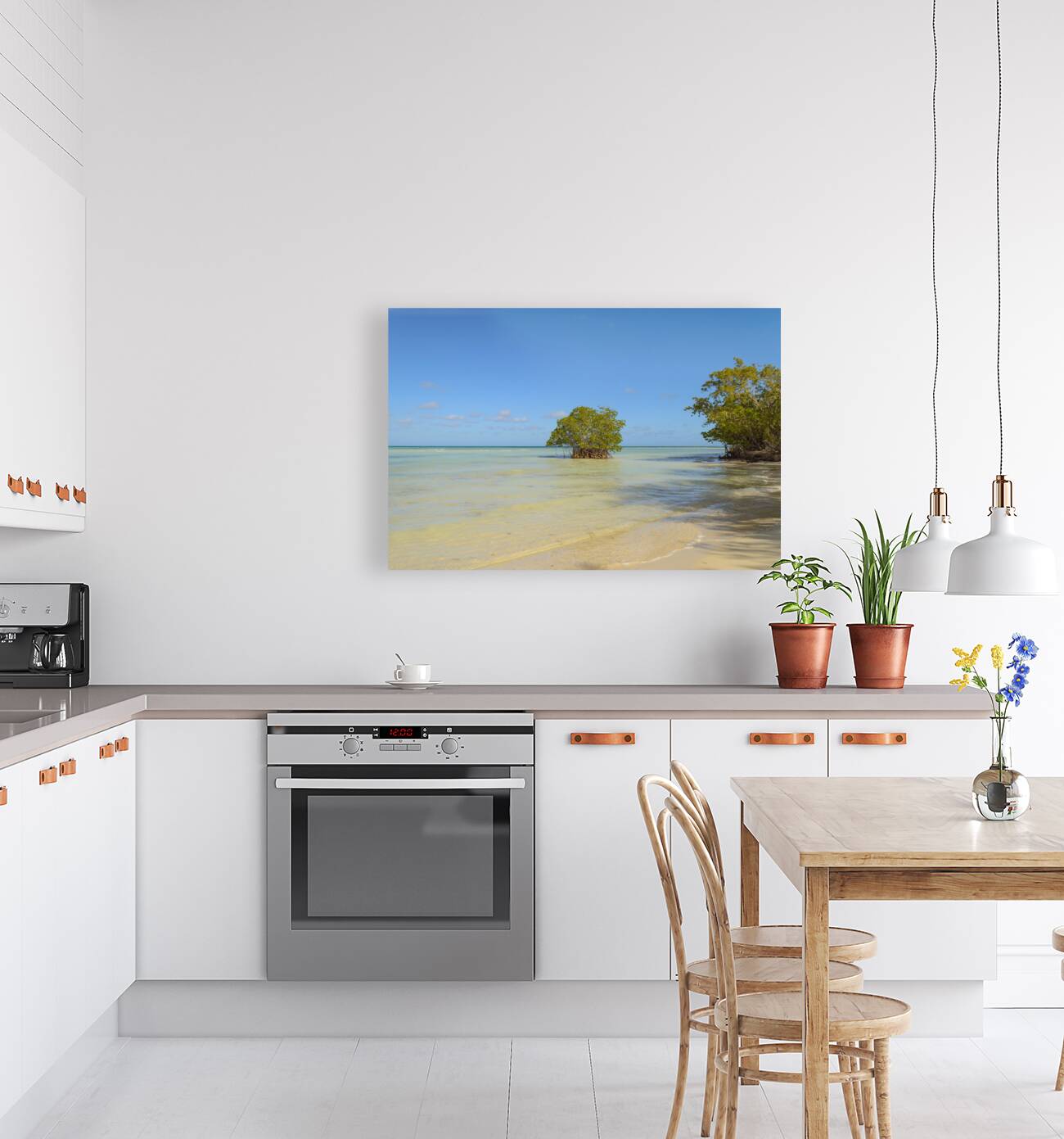 Mangrove on Cuban beach Reproduction