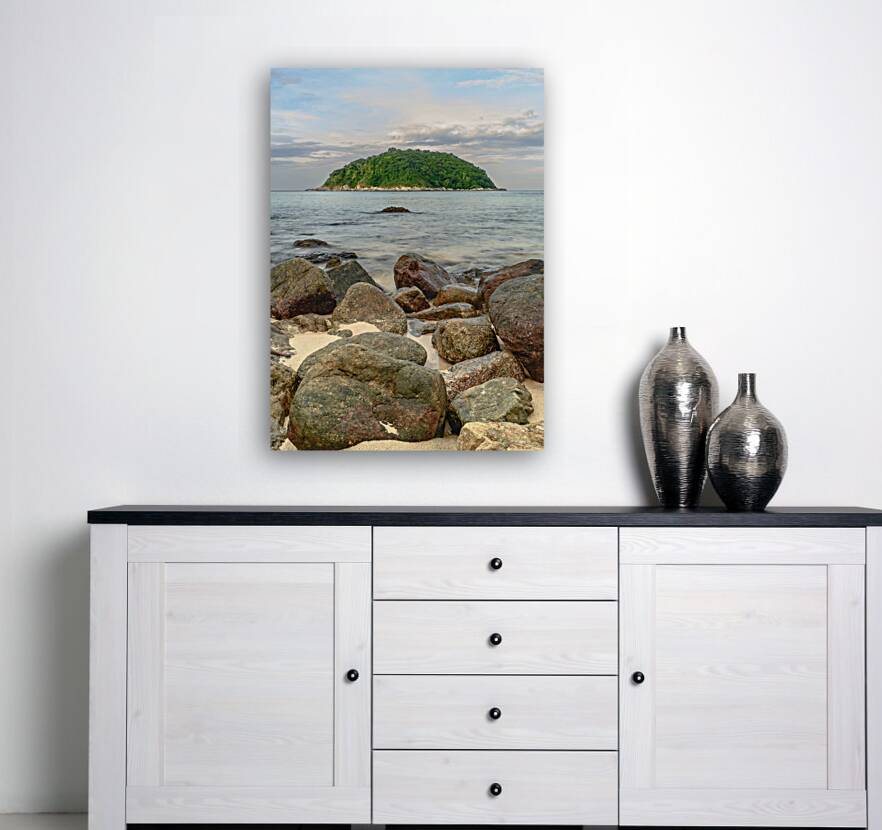 Ya-Nui Beach Island View Reproduction