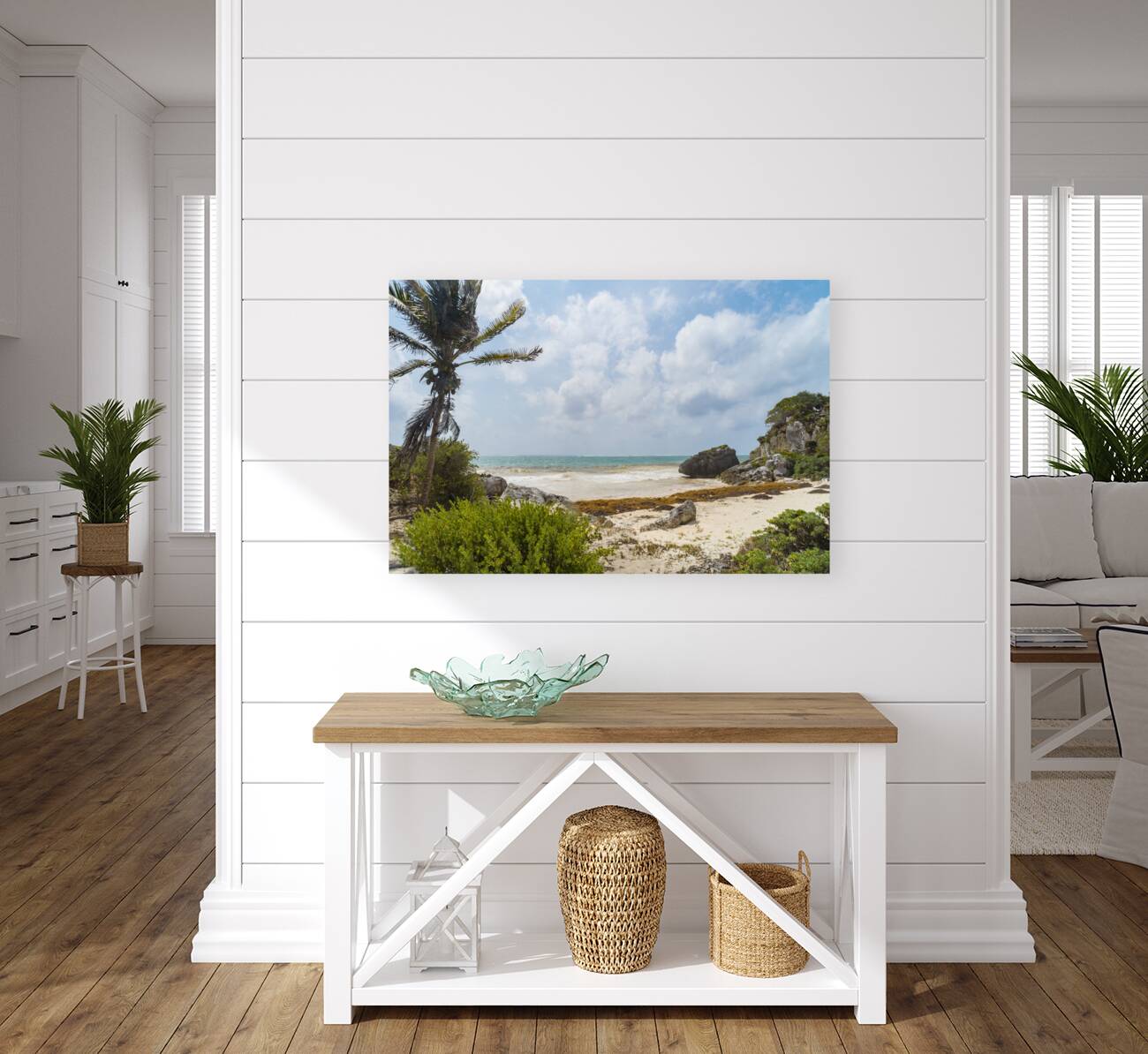 Tulum beach ocean view 3 Reproduction