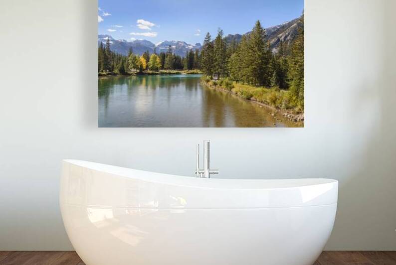 Bow River banff alberta by Justin Richard Batten