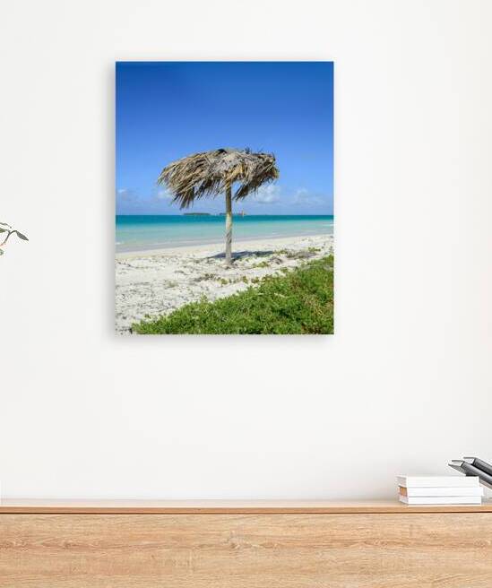 Beach Umbrella cuban by Justin Richard Batten