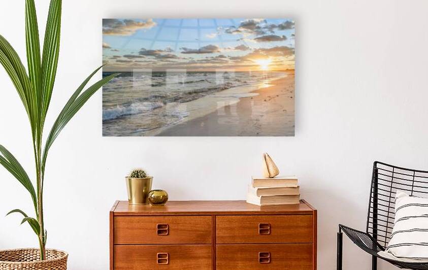 Cuban beach at sunrise 4 by Justin Richard Batten