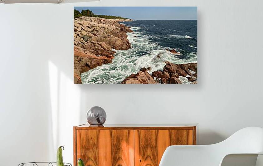 Cape Breton shore Ingonish by Justin Richard Batten