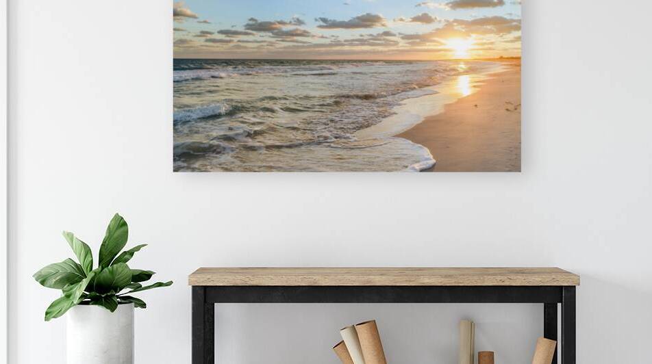 Cuban Beach at Sunrise by Justin Richard Batten