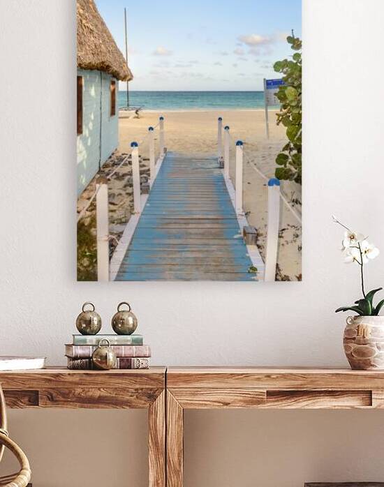 Cuban Beach Arrival path by Justin Richard Batten