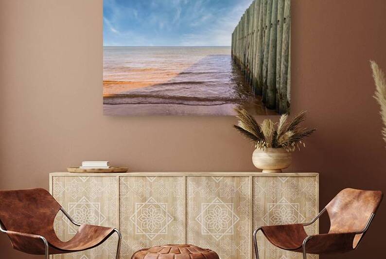 Basin headbeach dock ocean view by Justin Richard Batten