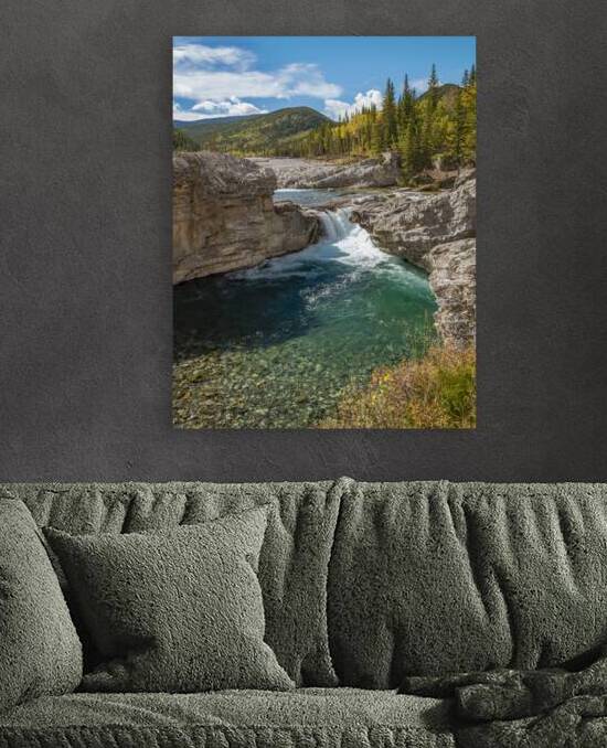 Elbow Falls Alberta by Justin Richard Batten