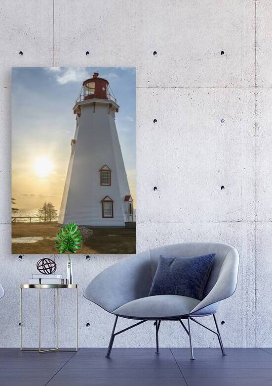 Panmure Lighthouse Sunray Sunrise by Justin Richard Batten