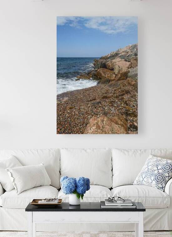 Pleasant Bay rock shore by Justin Richard Batten