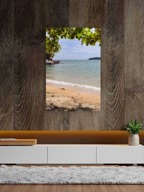 Rawai beach with island view by Justin Richard Batten