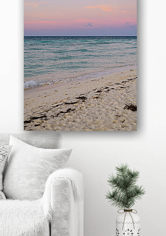 sunset coloured cuban beach sky 2 by Justin Richard Batten