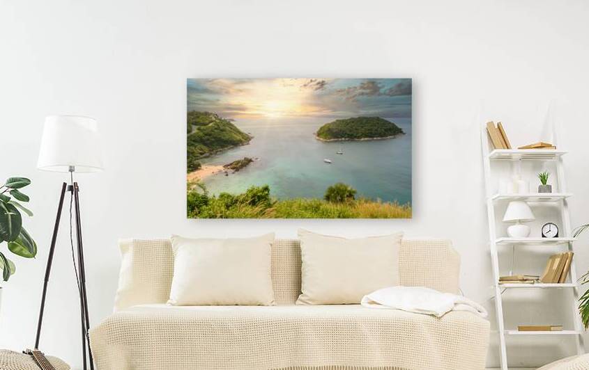 Windmill Lookout view of Ya-Nui beach by Justin Richard Batten