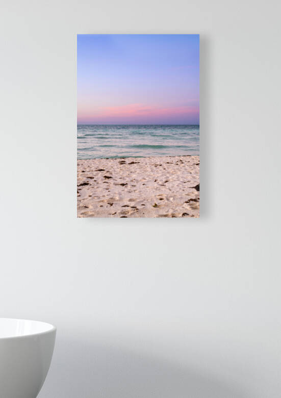 sunset coloured cuban beach sky 3 by Justin Richard Batten