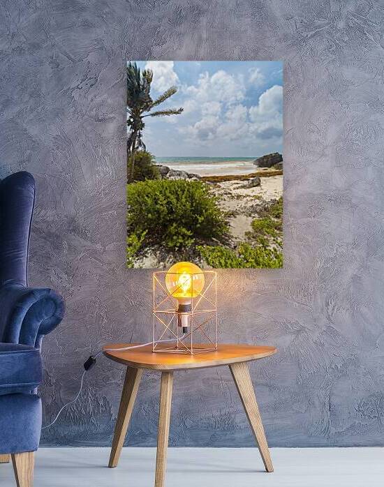 Tulum beach ocean view 2 by Justin Richard Batten