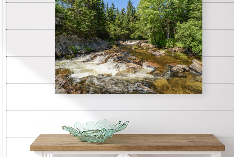 Ledge Falls Nesowadnehunk stream by Justin Richard Batten