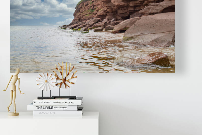 Cloudy basin head rocks by Justin Richard Batten